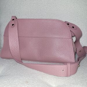 Chic Pink Crossbody Bag (Leather)